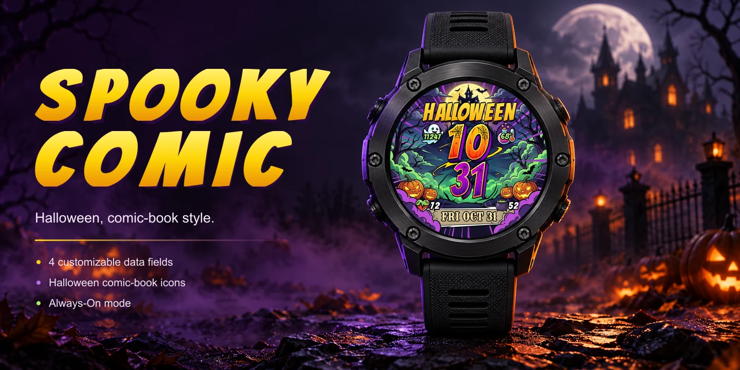 Spooky Comic sur la montre