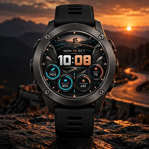Carbon Cadence watchface