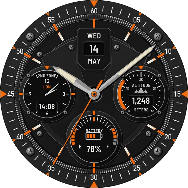 Aero Instrument Zifferblatt